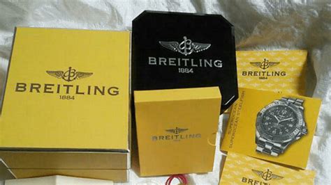 Breitling watches stopped using paper